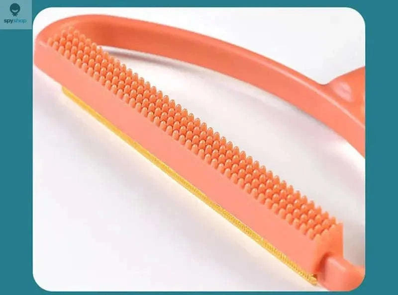 Double-Side Lint Remover Brush – Dual-Action Fabric Care for Clothes and Upholstery-CV8825Blue