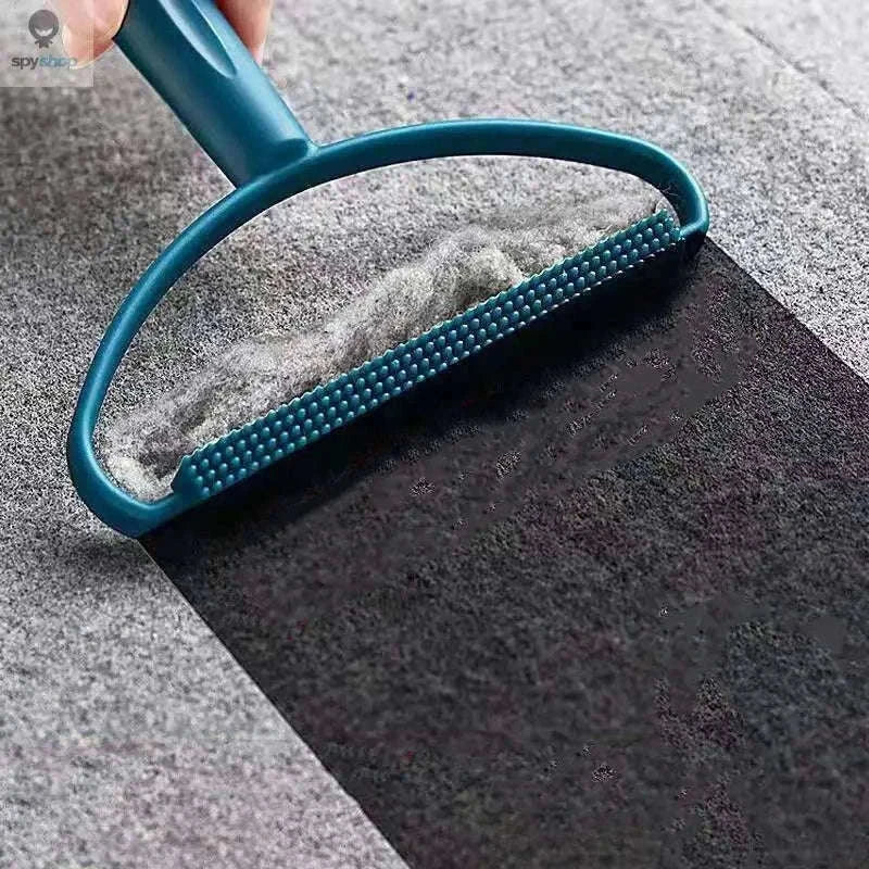 Double-Side Lint Remover Brush for Clothes and Upholstery-CV8825Blue