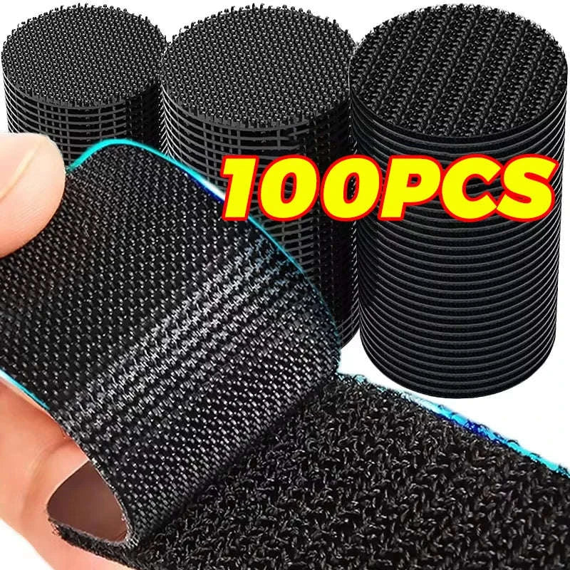 Double-Sided Adhesive Carpet Grips-Round / 10pair