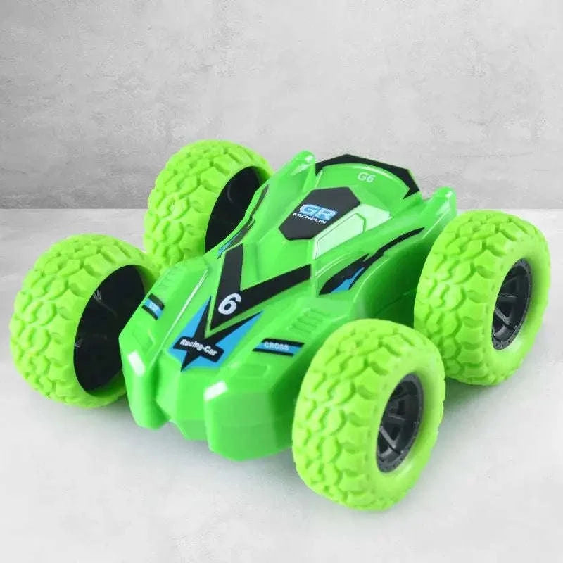 Double-Sided Inertia Toy Car-Double Sided Blue