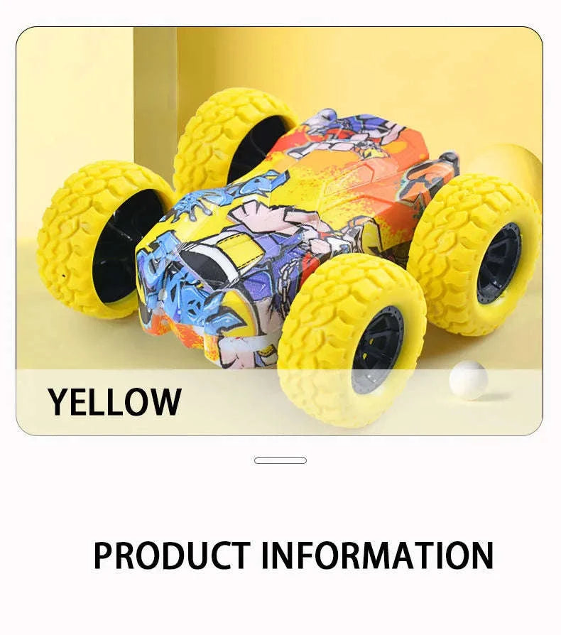 Double-Sided Inertia Toy Car-Double Sided Blue