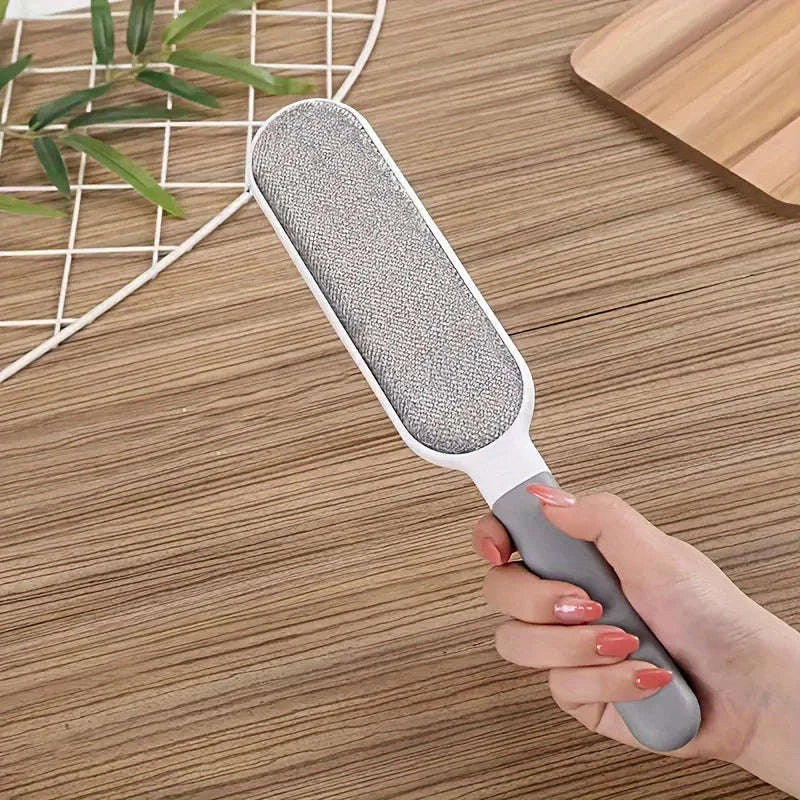 Double-Sided Pet Hair Remover Brush-Gray