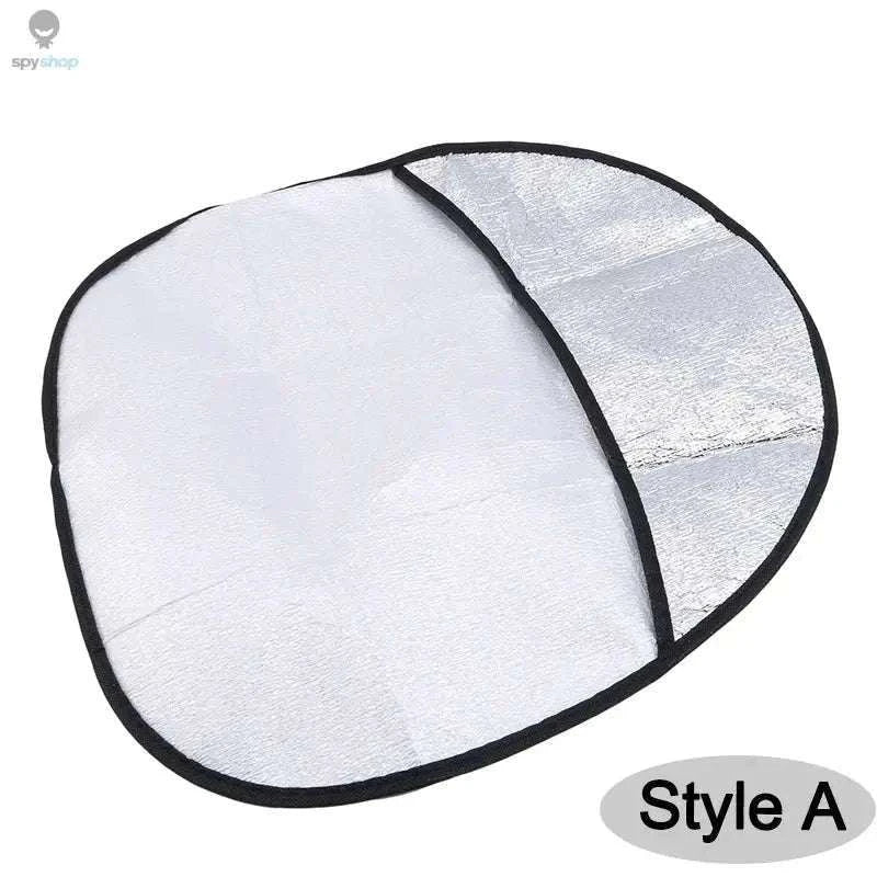 Double Thick Foldable Steering Wheel Sun Shade – Heat-Blocking UV Protection-