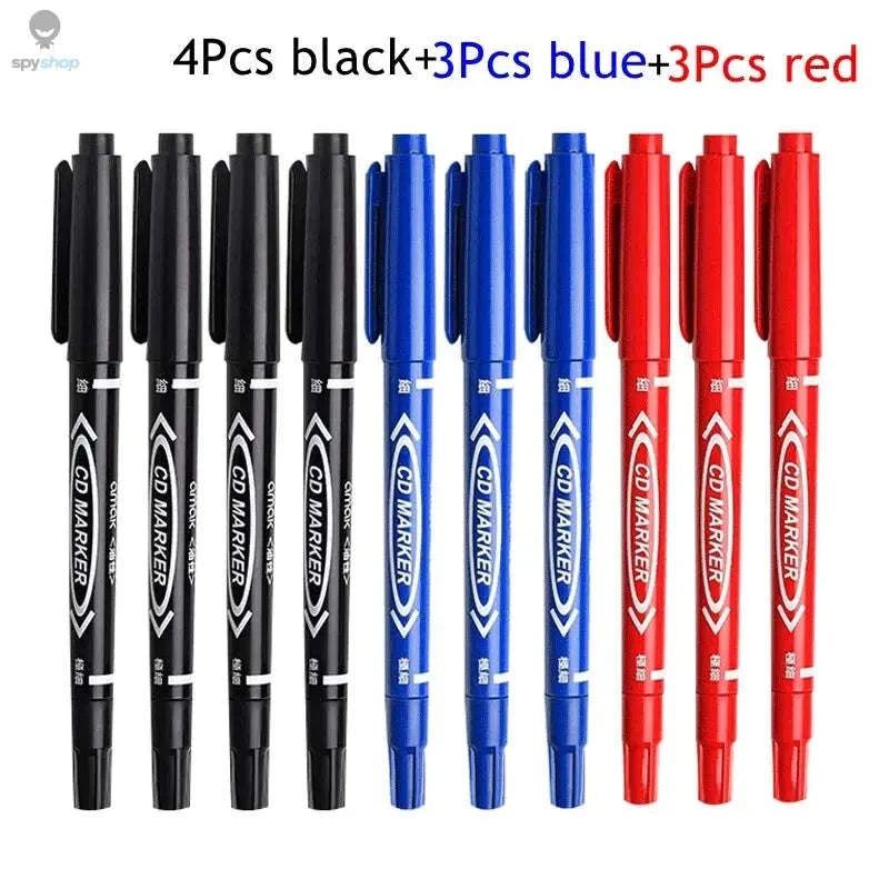 Double Tip Paint Marker Set – Dual-Tip Control for Bold, Permanent Art-10Pcs red