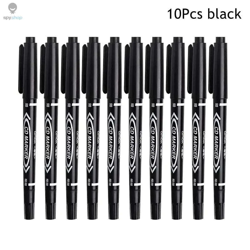 Double Tip Paint Marker Set – Dual-Tip Control for Bold, Permanent Art-10Pcs red