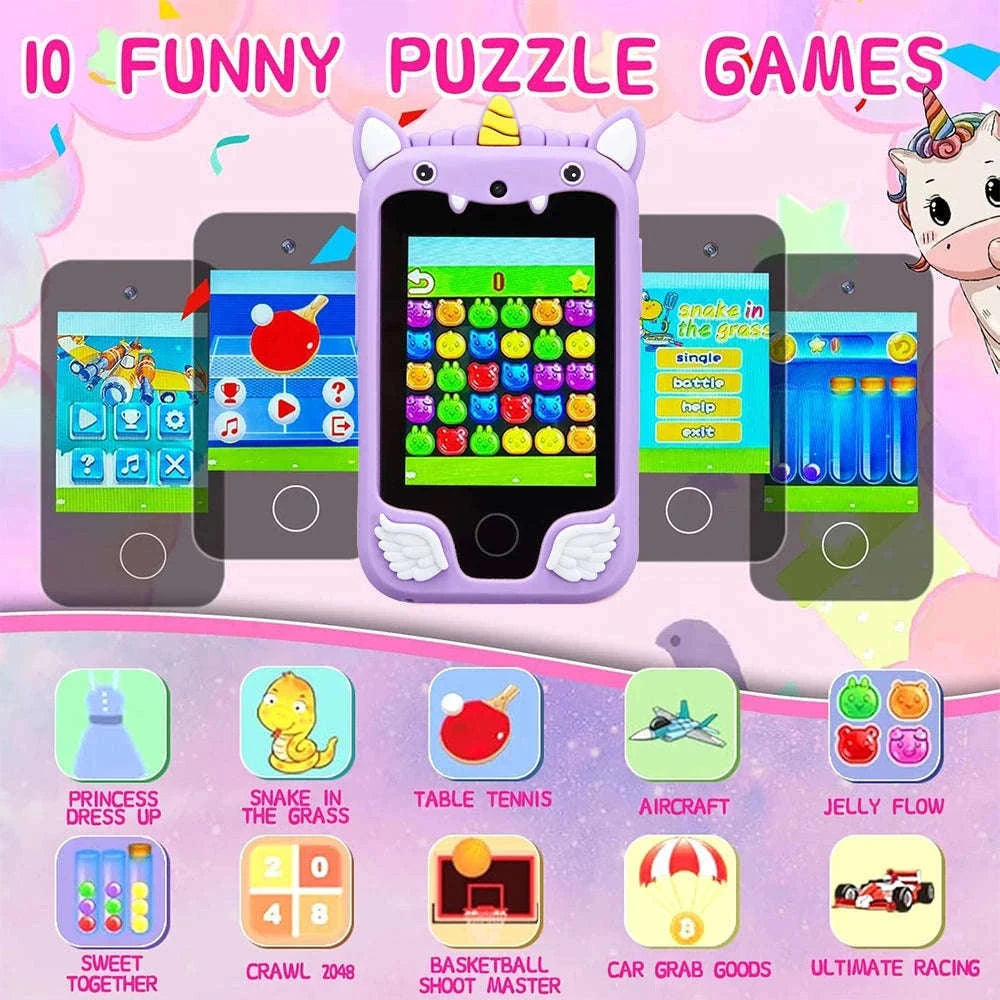 DreamTunes Unicorn Smart Phone Toy-Pink With 8G