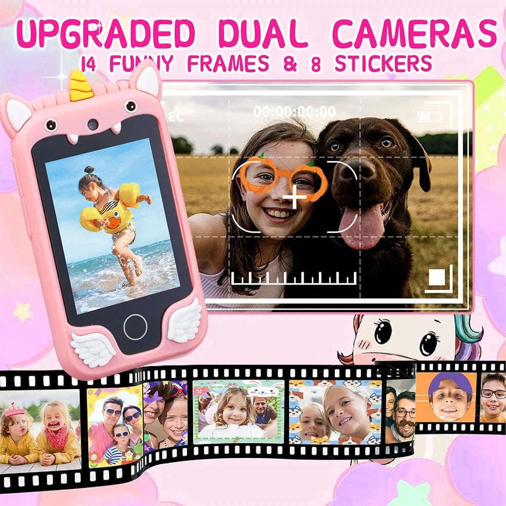 DreamTunes Unicorn Smart Phone Toy-Pink With 8G