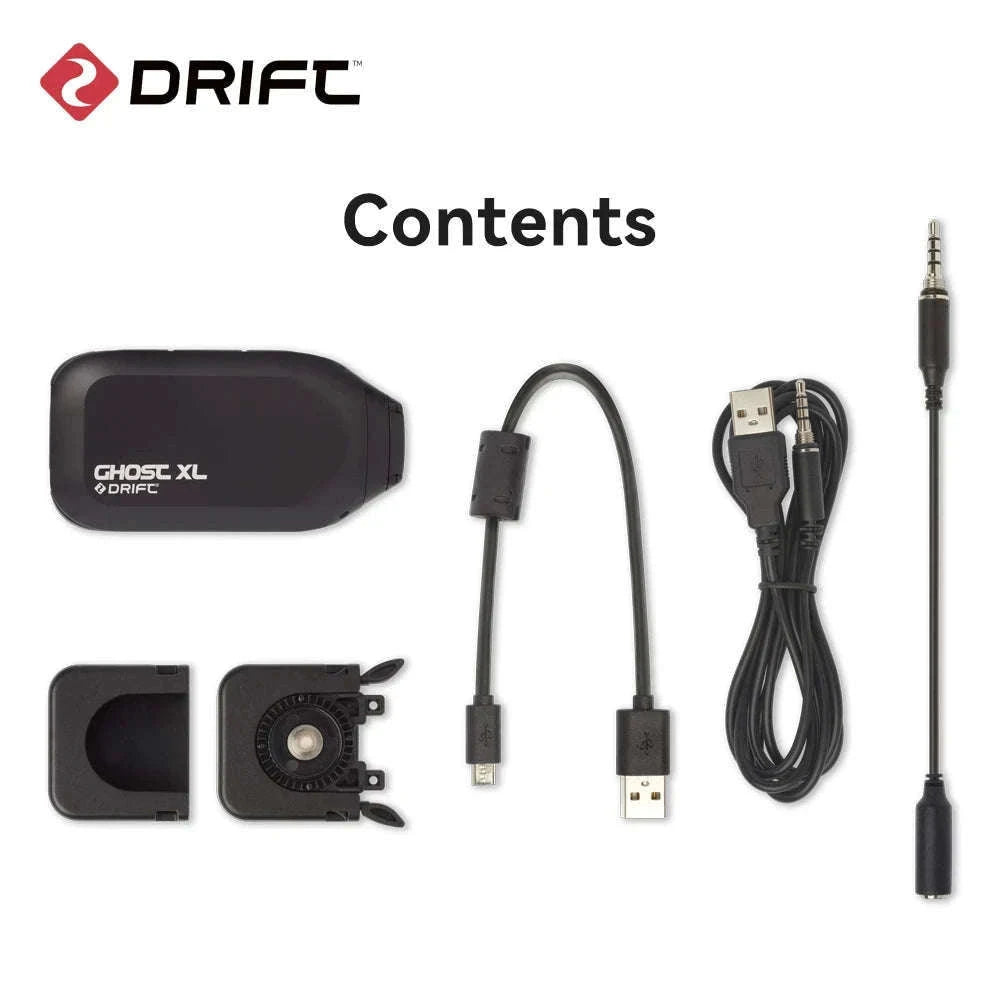 Drift Ghost XL 1080P Waterproof Action Camera with 7–9 Hour Battery-Default Title