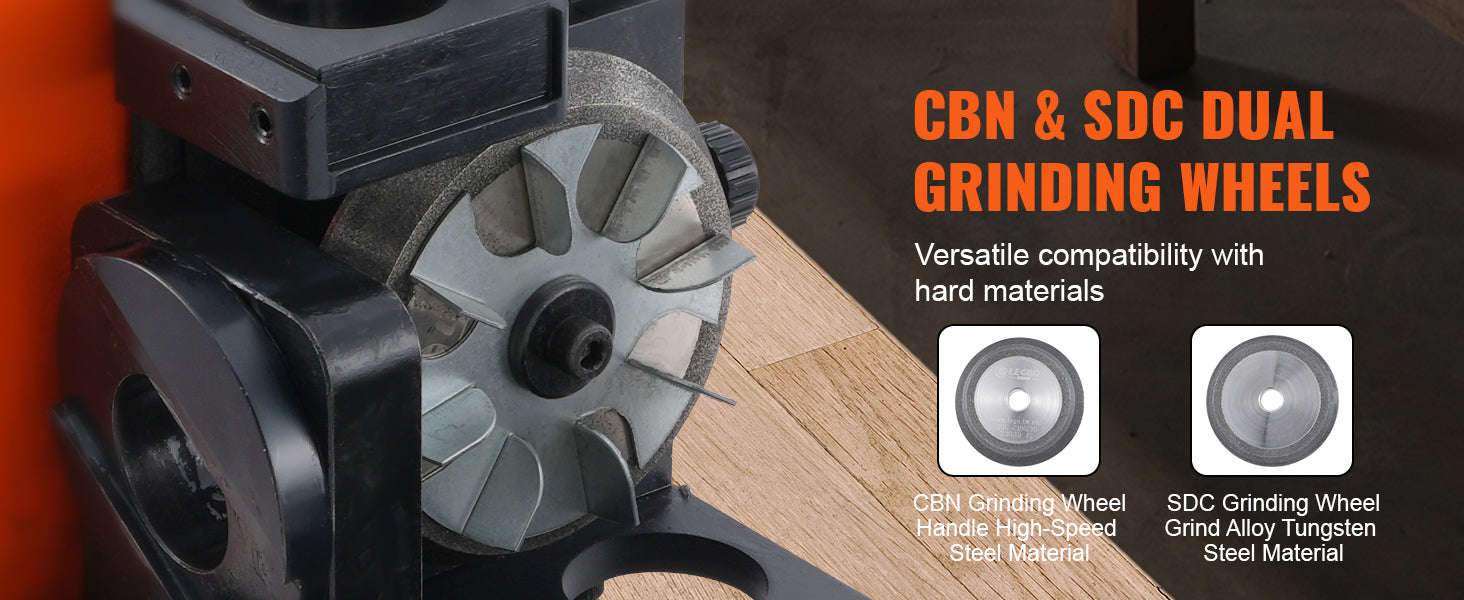 Drill Bit Sharpener 3–13mm with Adjustable Angles and 11 Collets-MR-13A / United States