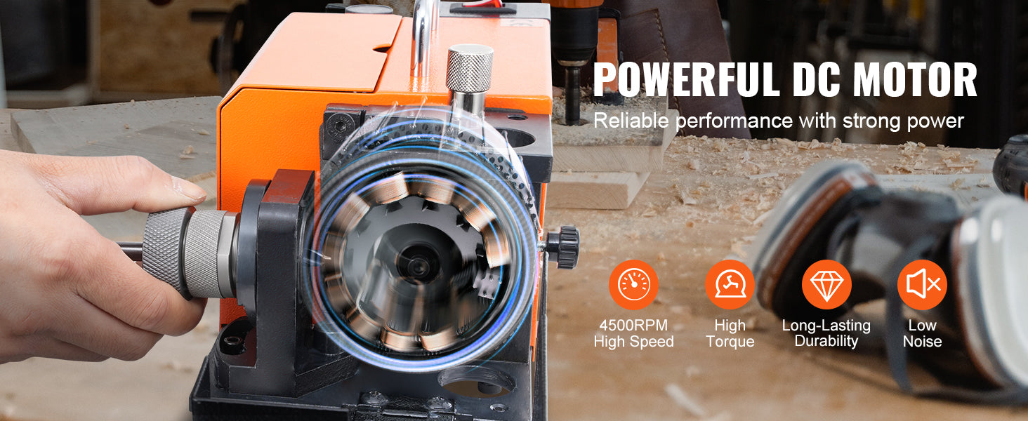 SucceBuy Drill Bits Sharpener MR-13A MR-13B MR-20G Mill Grinder Portable Sharpening Machine with 18/11 Collets For Workshop