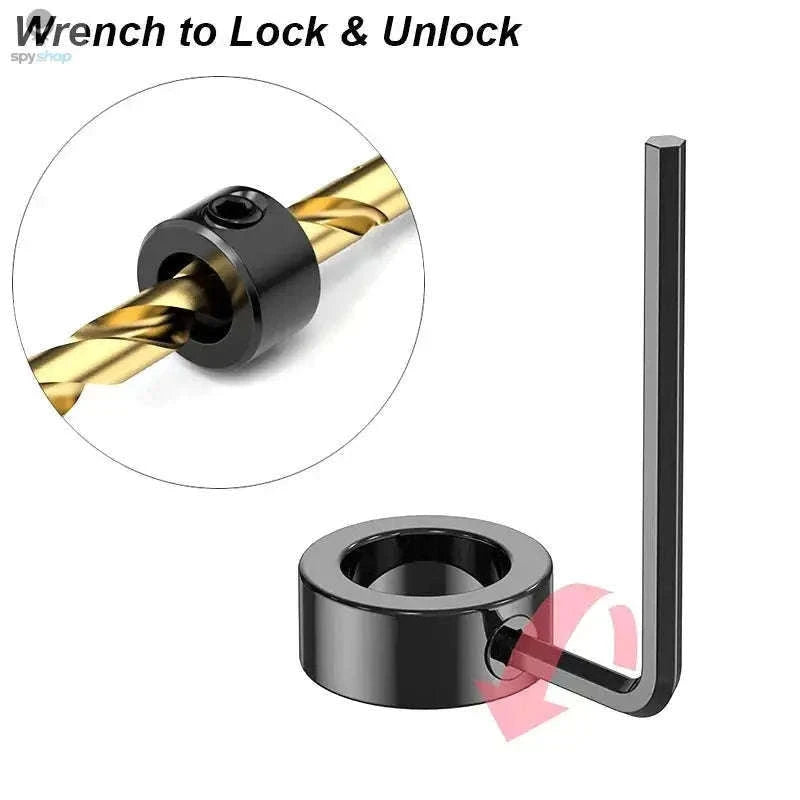 Drill Stop Collar Set for Precise Depth Control-Drill Stop Collar 8
