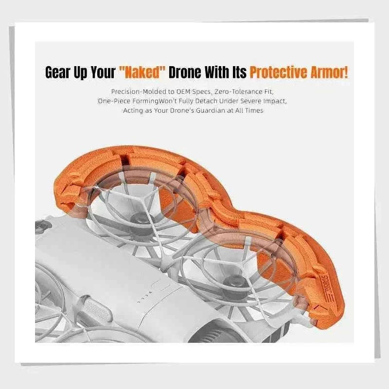 Drone Propeller Guard Cover EVA Floating Anti-Collision Ring-Orange / China Mainland