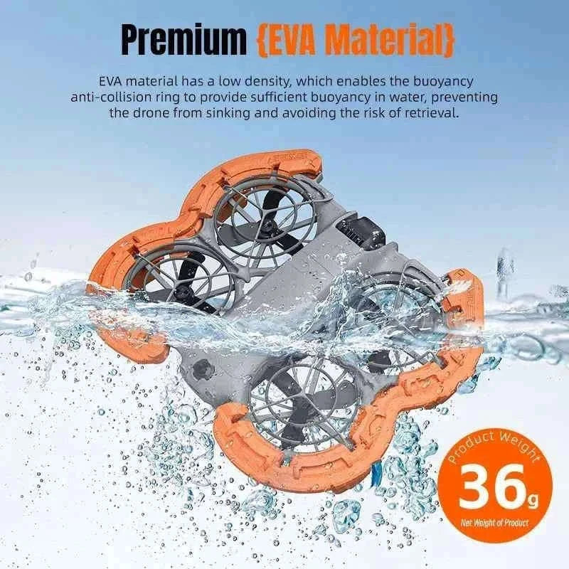 Drone Propeller Guard Cover EVA Floating Anti-Collision Ring-Orange / China Mainland