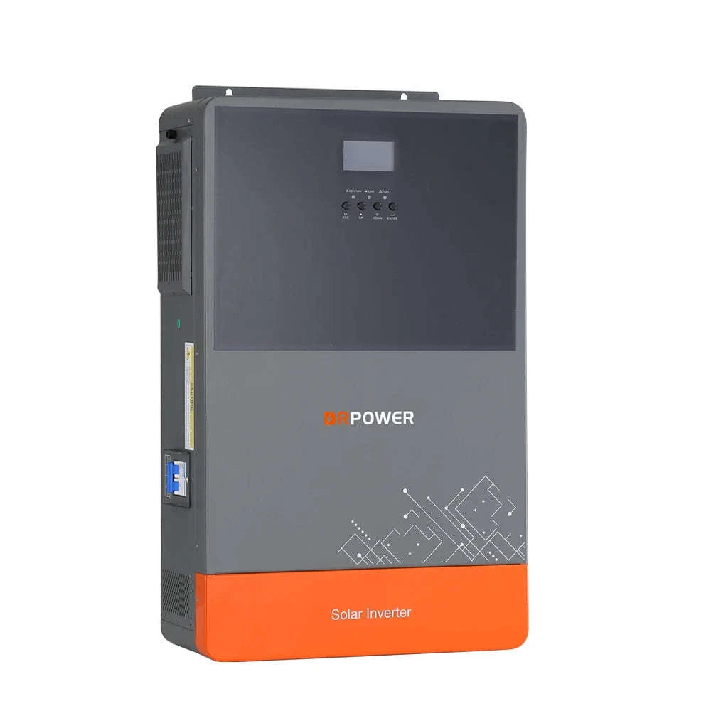DRPOWER Dual MPPT Hybrid Solar Inverter 11KW 48V Pure Sine Wave Inverter 230V On Grid Off Grid 150A Solar Controlle Max PV 500V-11KW 48V / 220-240V / Poland