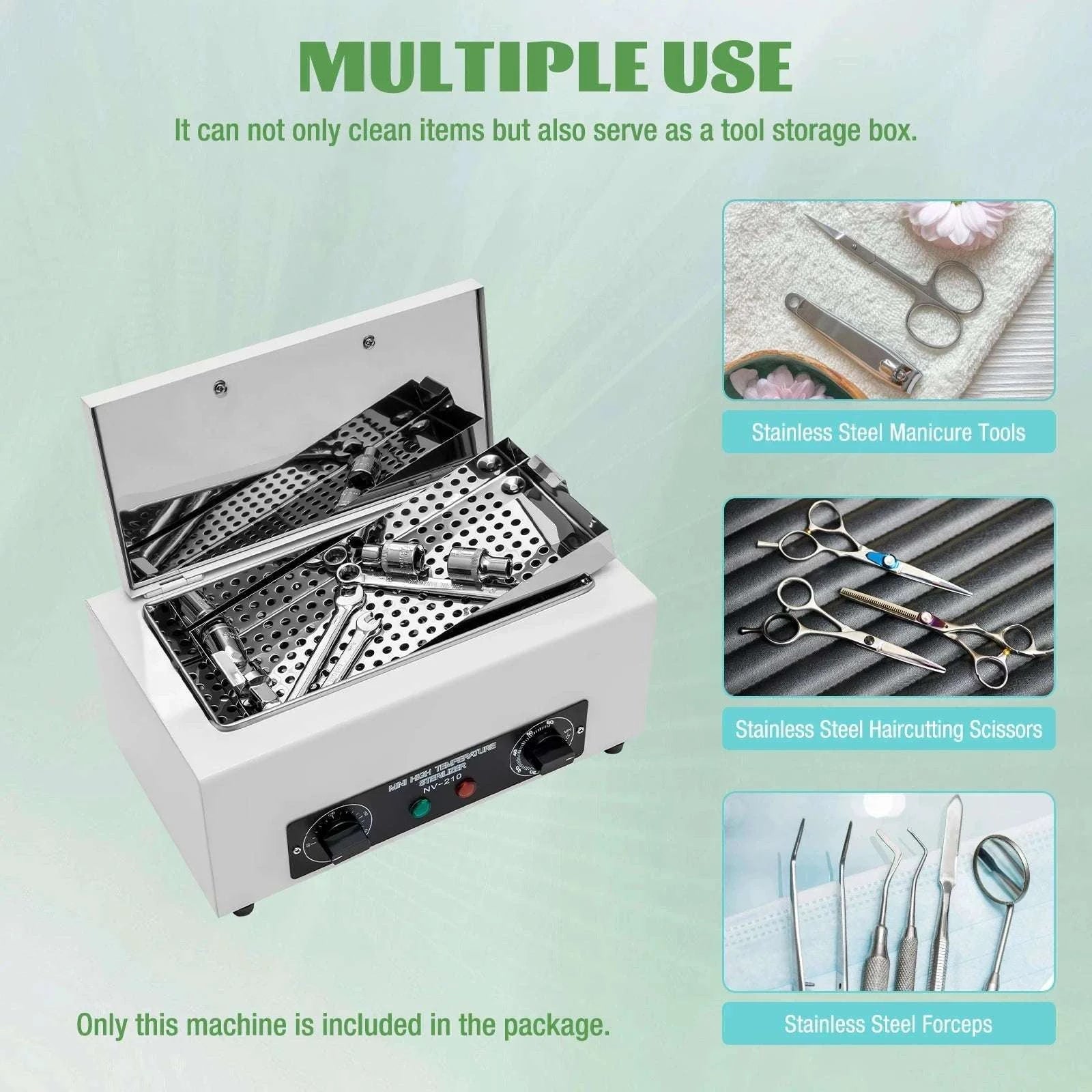 Dry Heat Sterilizer for Nail and Metal Tools-