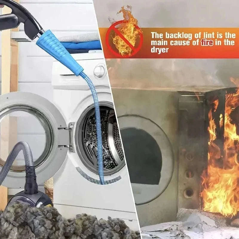 Dryer Vent Cleaner Kit Vacuum Attachment for Deep Lint Removal-1pcs