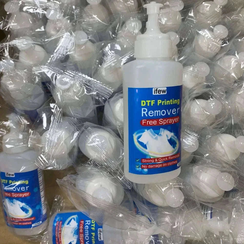 DTF Remover Liquid for Clean, Restored Fabrics-100 ML dtf cleaner