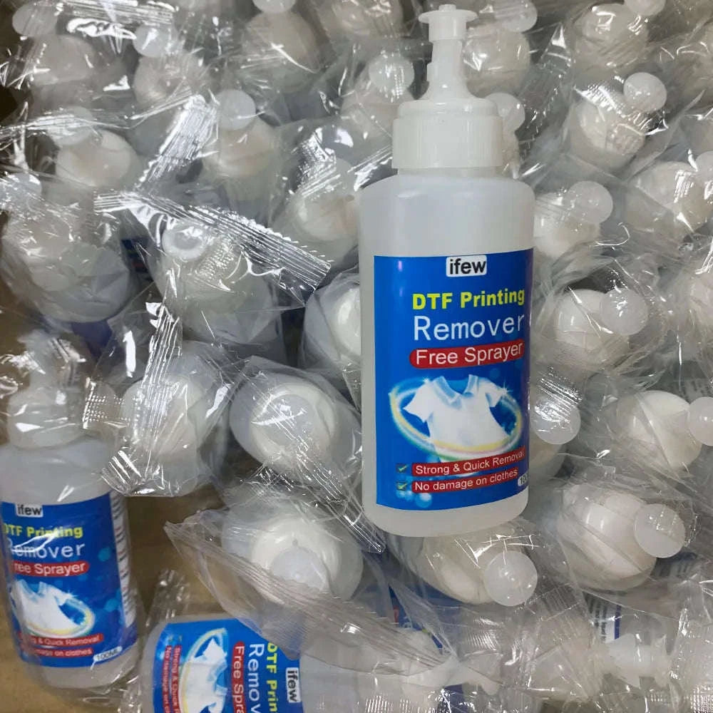 DTF Remover Liquid for Clean, Restored Fabrics-100 ML dtf cleaner