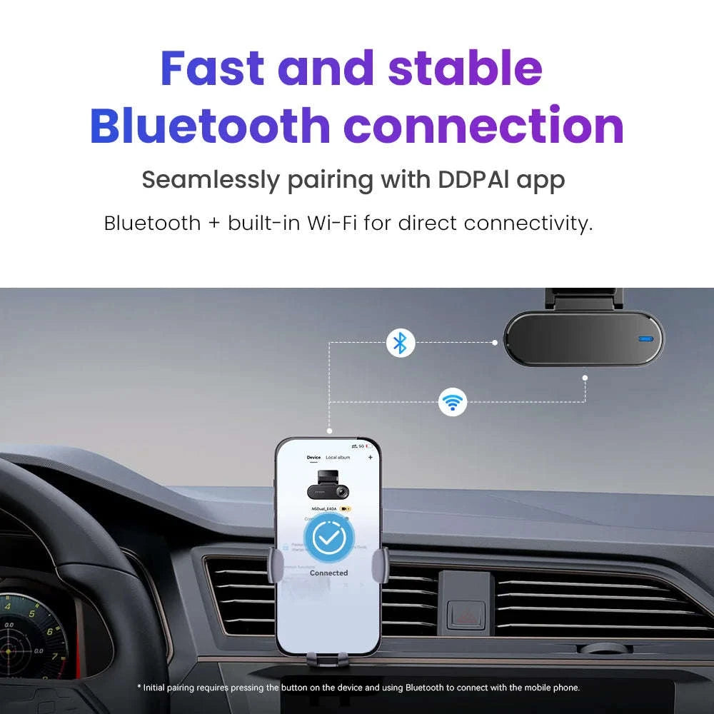 Dual 4K HDR Dash Cam Front Rear with WiFi 6 GPS and 24H Parking Mode-N5 Dual / No SD Card / China Mainland