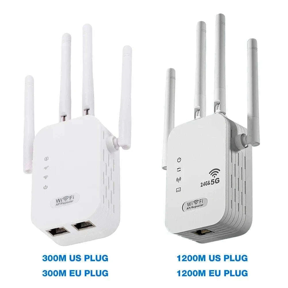 Dual-Band WiFi Extender 1200Mbps Signal Booster with WPS-300M EU PLUG / United States