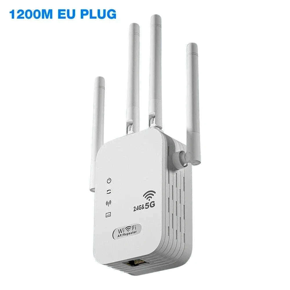 Dual-Band WiFi Extender 1200Mbps Signal Booster with WPS-300M EU PLUG / United States