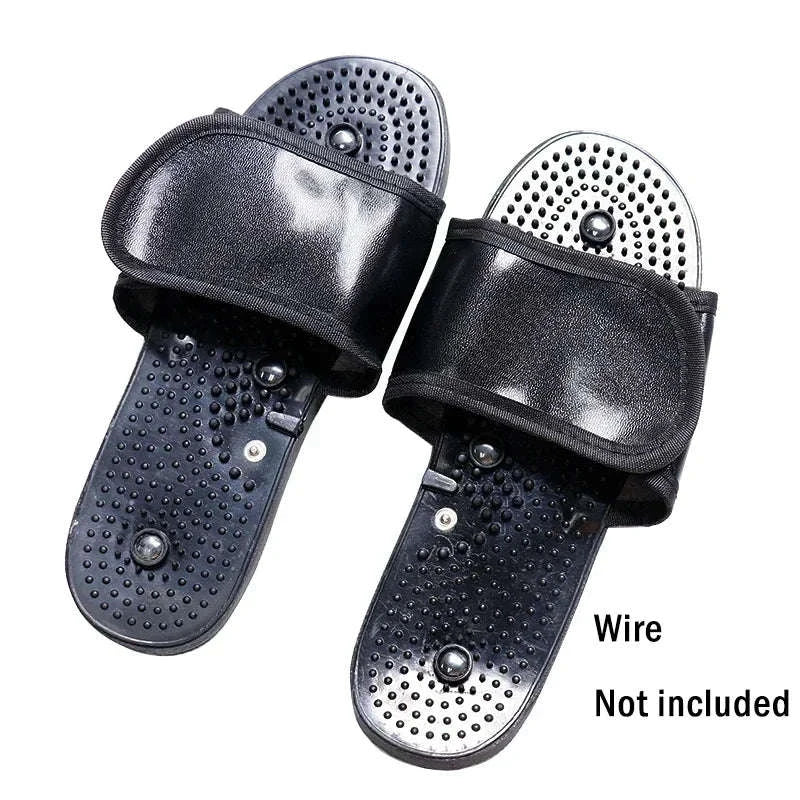 Dual Channel TENS Pulse Body Massager with EMS Muscle Stimulation-Slippers