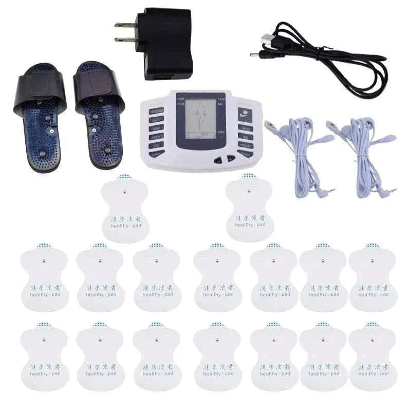 Dual Channel TENS Pulse Body Massager with EMS Stimulation-Slippers