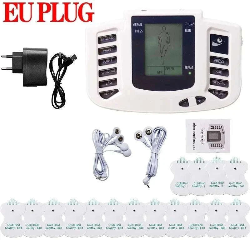 Dual Channel TENS Pulse Body Massager with EMS Stimulation-Slippers