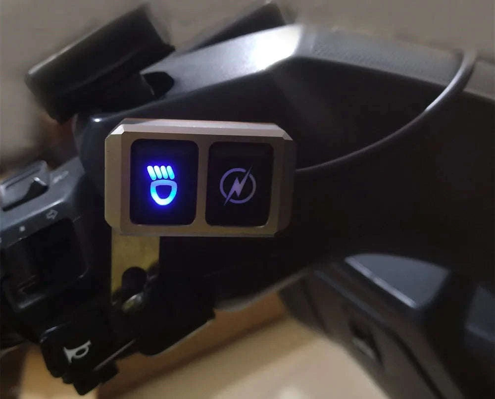 Dual-Color LED Motorcycle Fog Lights-Wired switch