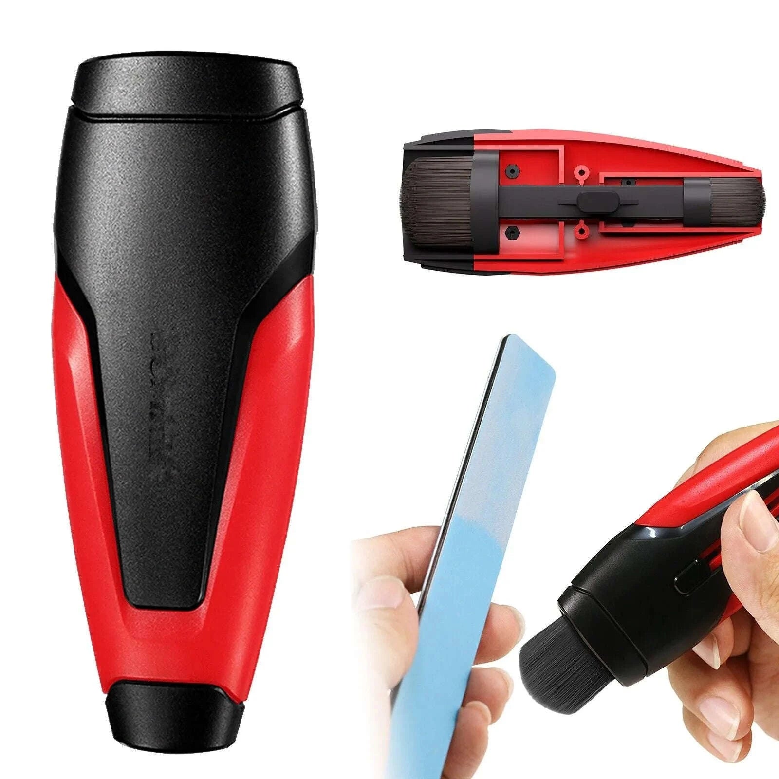 Dual Head Retractable Cleaning Brush for Models and Precision Tools-United States
