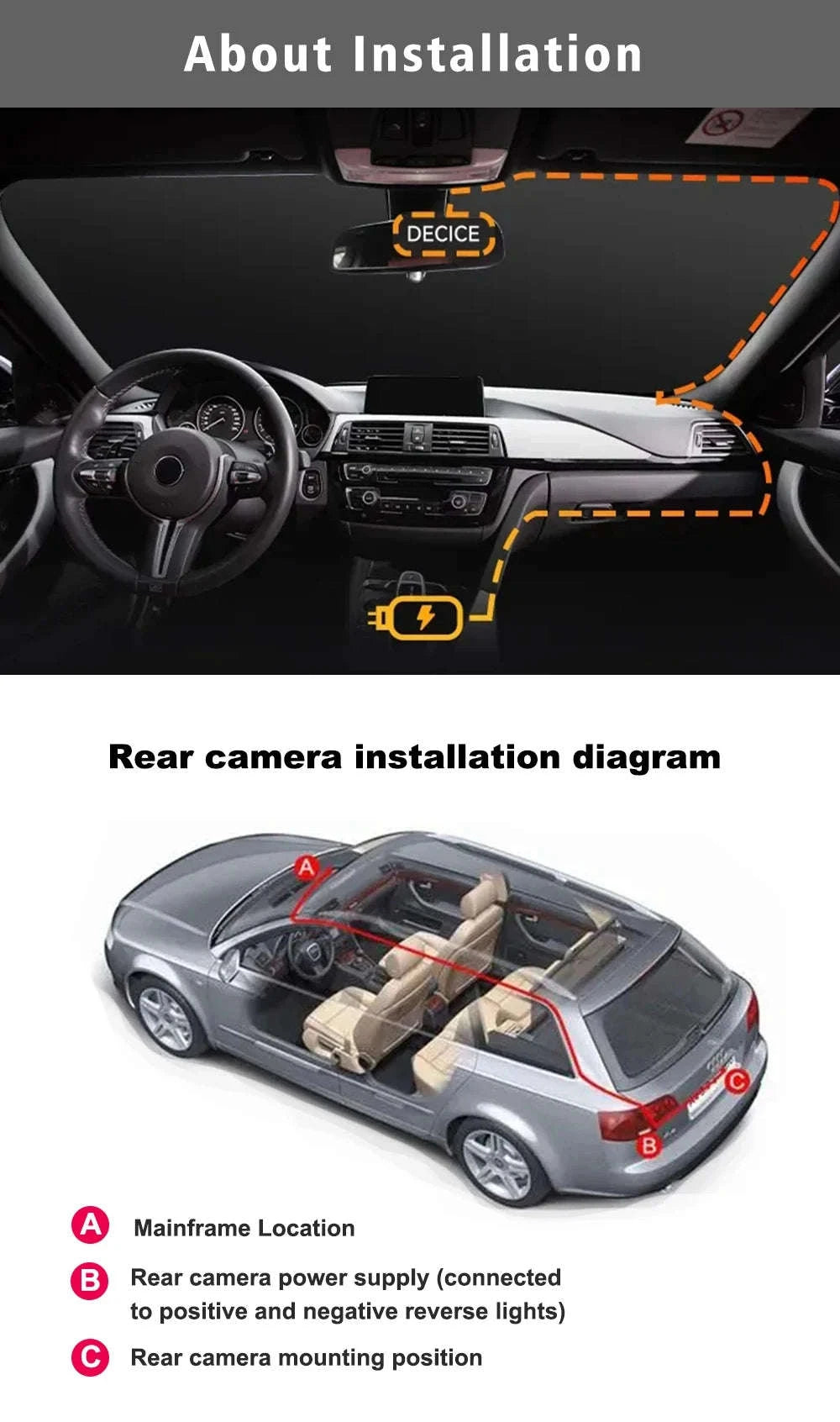 Dual Lens 4K UHD Dash Cam-4K-2.5K Rear-BL