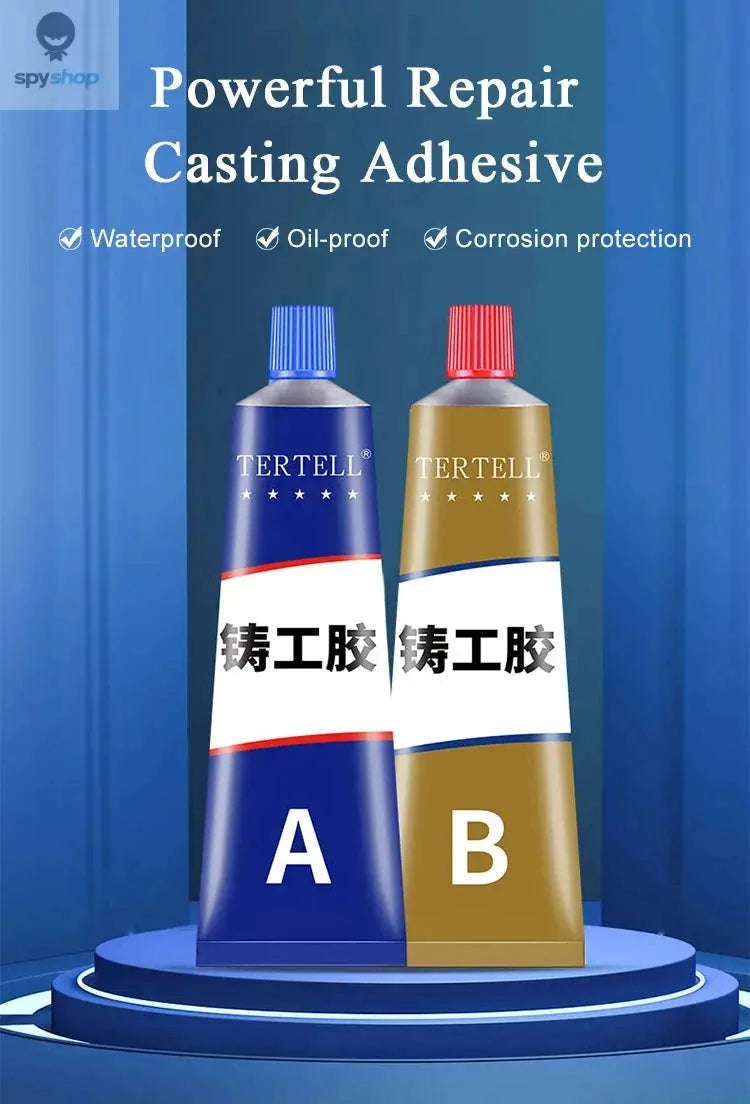 Dual-Syringe Metal Repair Epoxy Glue Kit-50g