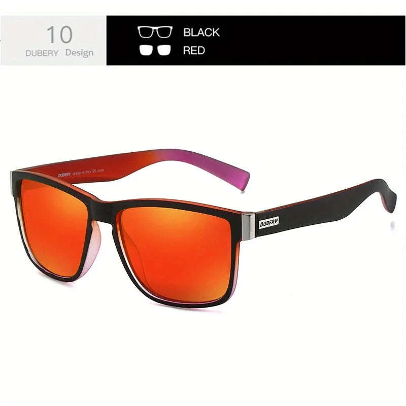 DUBERY Polarized UV400 Sunglasses for Men and Women-Blue11