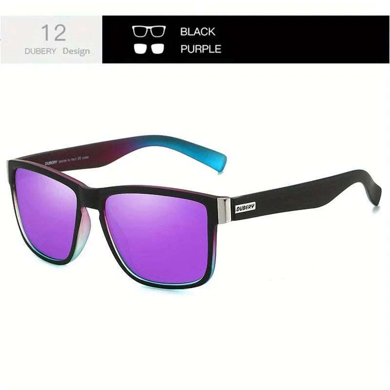 DUBERY Polarized UV400 Sunglasses for Men and Women-Blue11