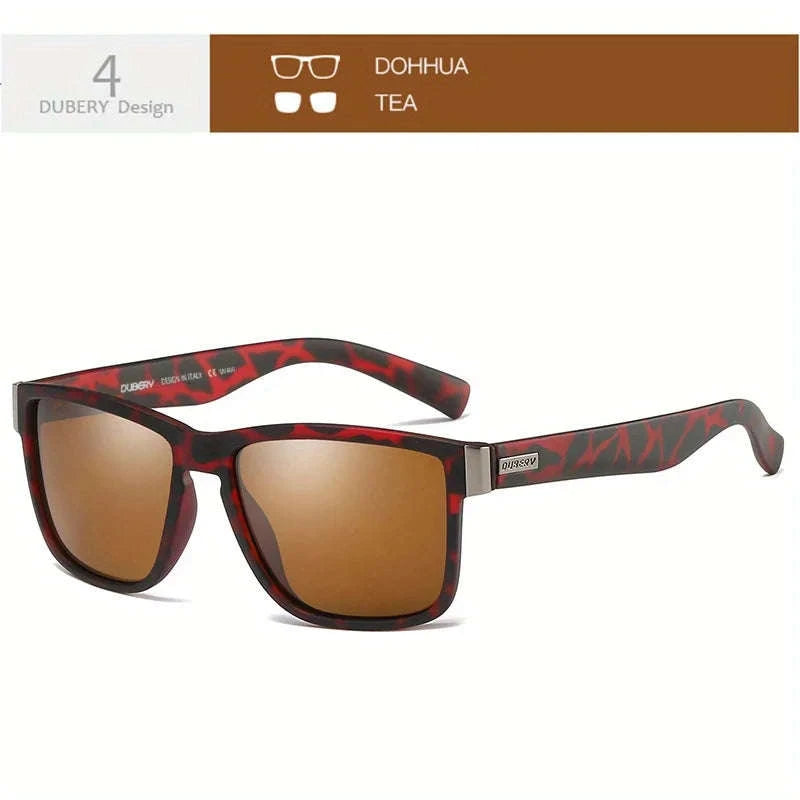 DUBERY Polarized UV400 Sunglasses for Men and Women-Blue11