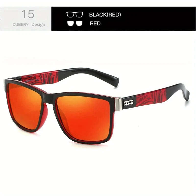 DUBERY Polarized UV400 Sunglasses for Men and Women-Blue11