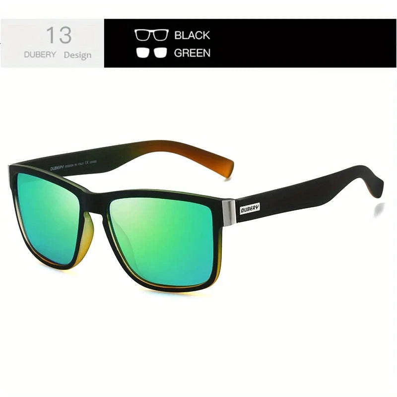 DUBERY Polarized UV400 Sunglasses for Men and Women-Blue11