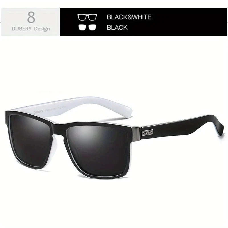 DUBERY Polarized UV400 Sunglasses for Men and Women-Blue11