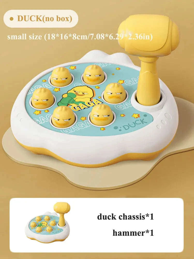 Duck/Frog/Pig Baby Montessori Animal Hammer Toy-frog no box