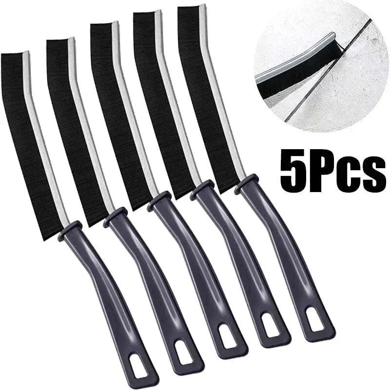 Durable Grout Cleaning Brush for Kitchen & Bathroom-Black- 5PC