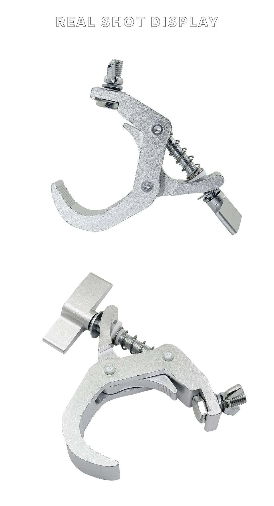 Durable Heavy-Duty Stage Light Hook Clamp Set-silver / Australia