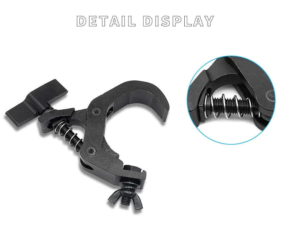 Durable Heavy-Duty Stage Light Hook Clamp Set-silver / Australia