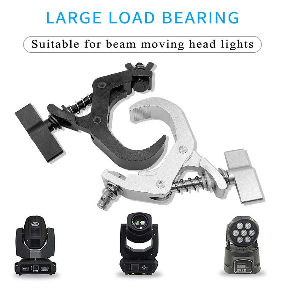 Durable Heavy-Duty Stage Light Hook Clamp Set-silver / Australia