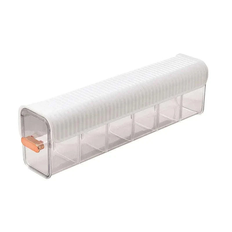 Dust-Proof Underwear Organizer with Push-Pull Drawer-Light Yellow / 6-10 Cells