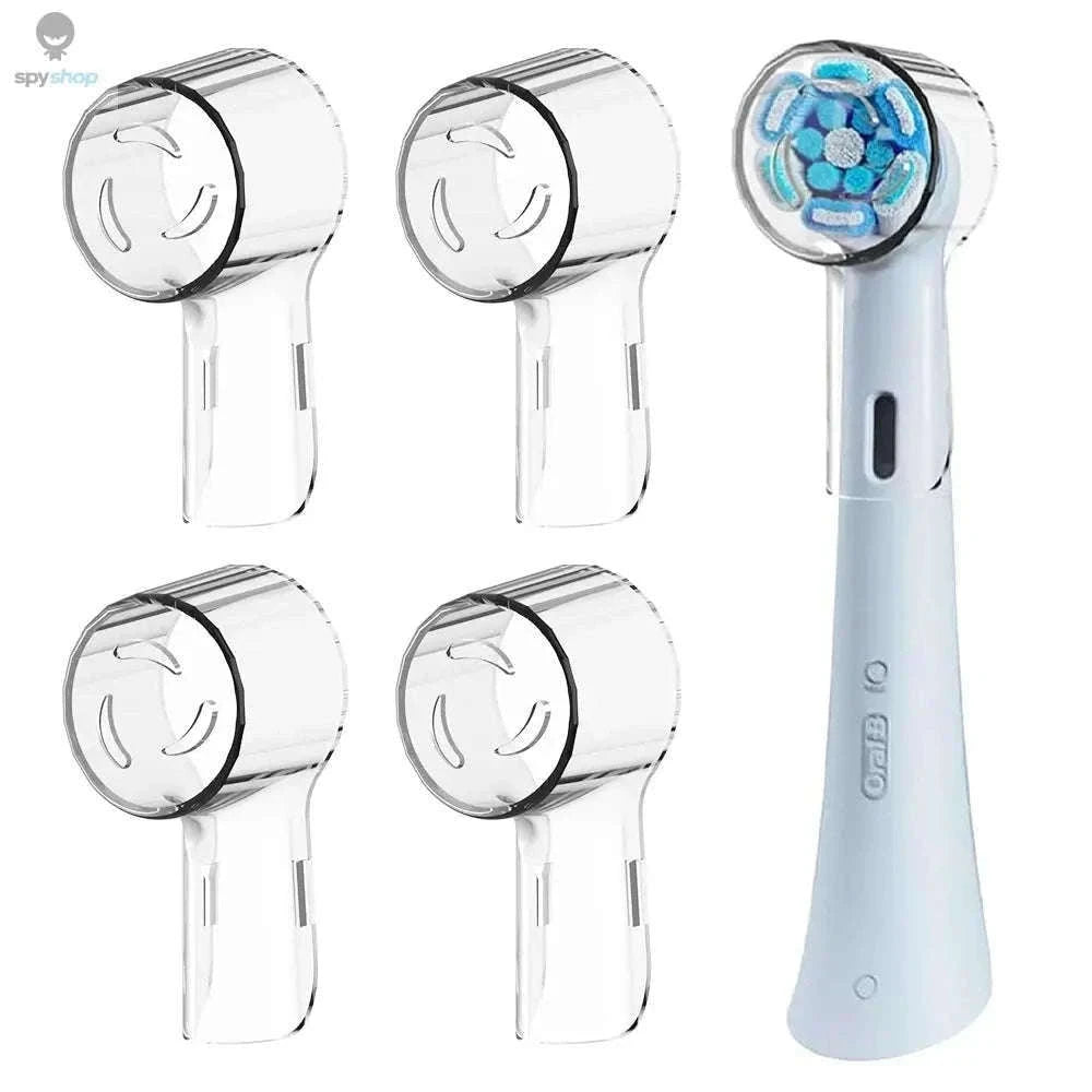 Dustproof Toothbrush Head Covers for Oral B Travel Protection-Clear-8 Pcs