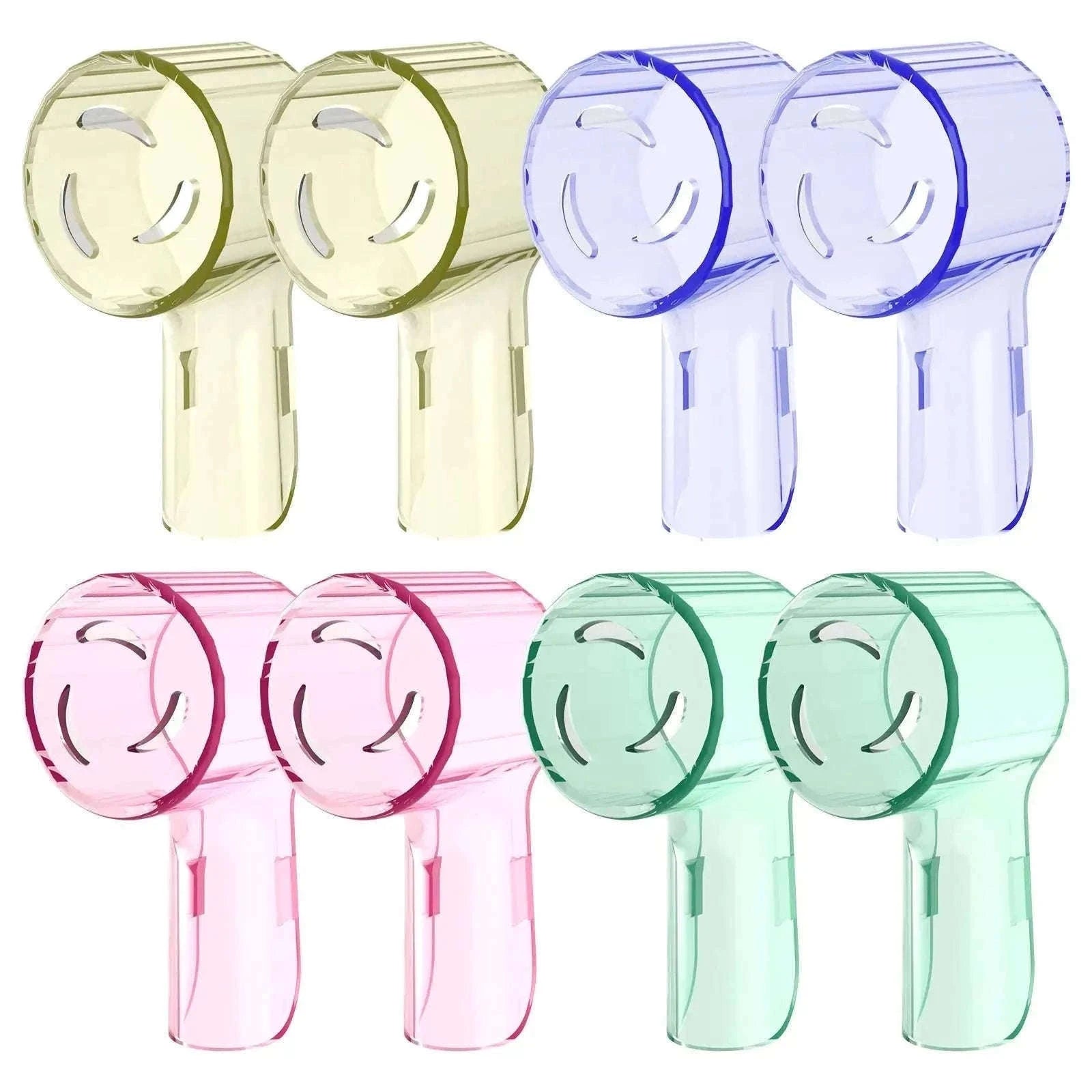 Dustproof Toothbrush Head Covers for Oral B Travel Protection-Clear-8 Pcs