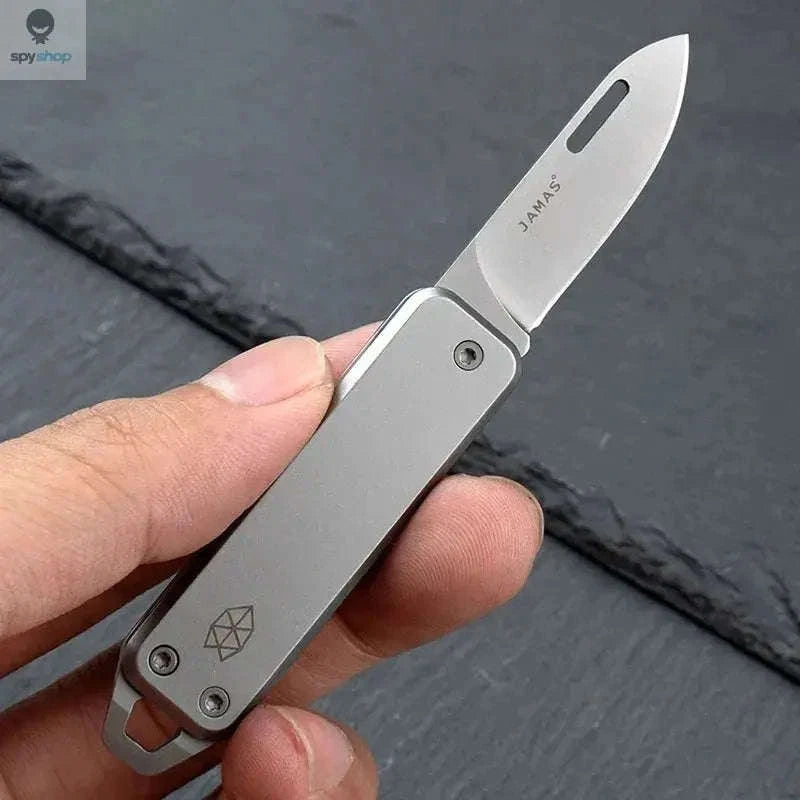Dutrieux D2 Steel Folding Knife-WHITE