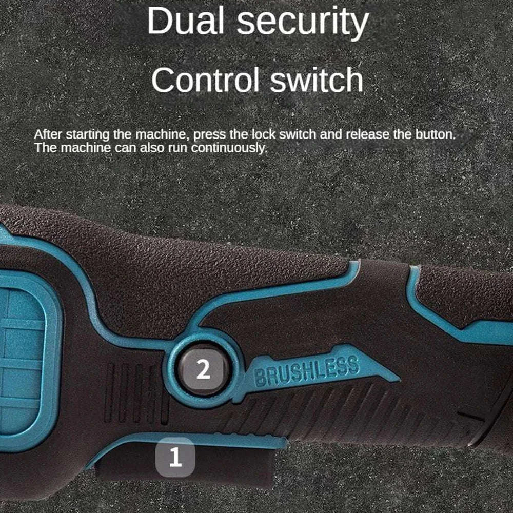 DWiusty 125mm Brushless Cordless Angle Grinder-With 1XBattery / spain