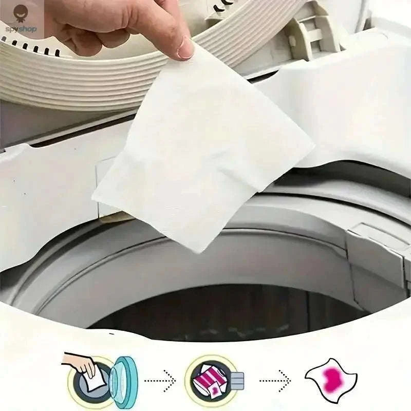 Dye-Resistant Laundry Cloth – Color Protection for Mixed Loads-50pcs