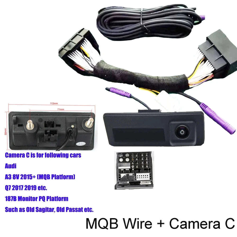 Dynamic Trajectory Rear View Camera for VW, Audi & Skoda MQB/PQ-MQB-Cam E